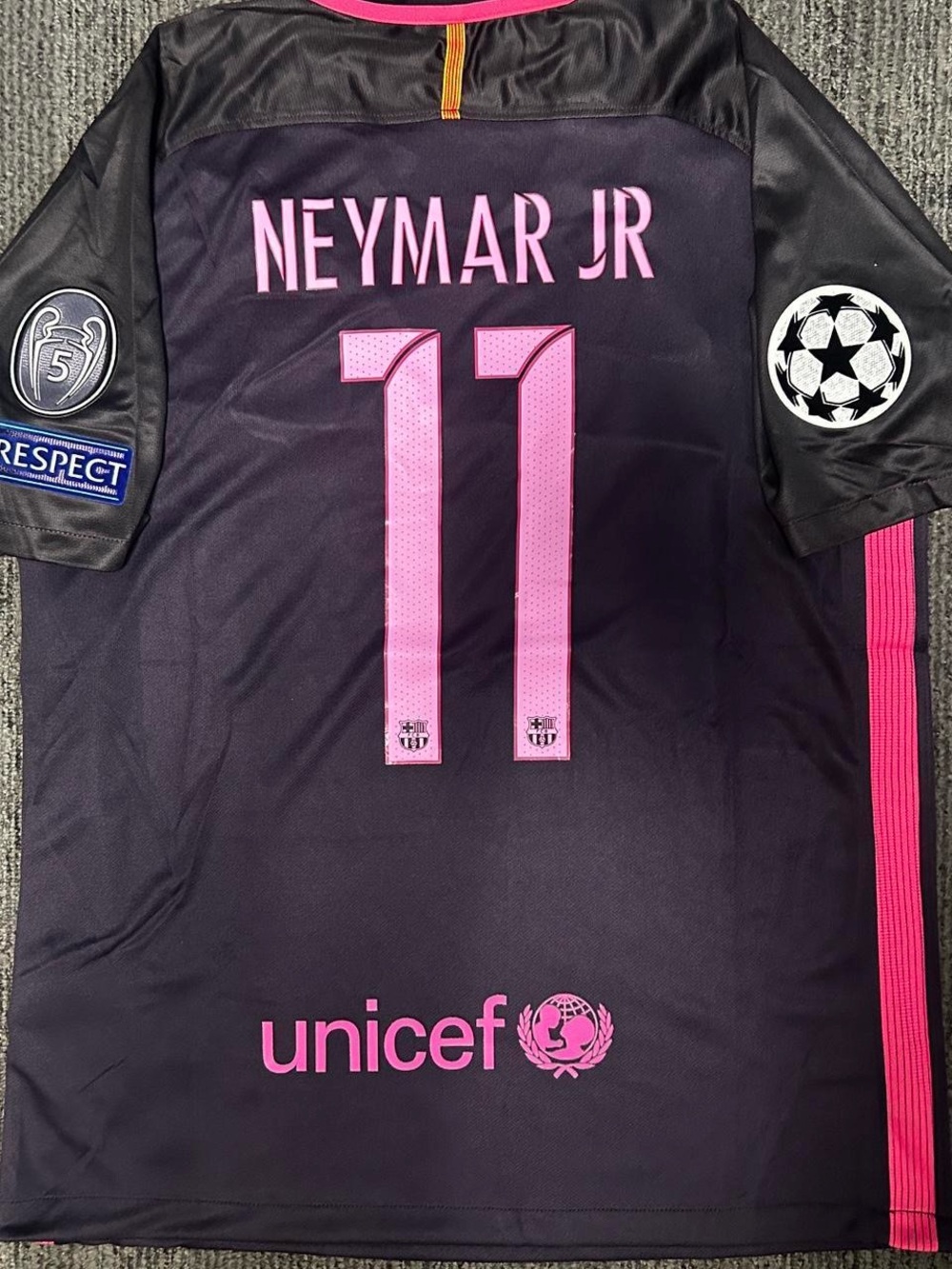 #11 Neymar Jr Fc Barcelona 16/17 Away Jersey | Size Medium | Champions League